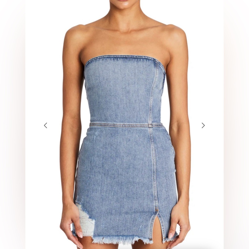 SER.O.YA Leighton Dress blue denim mini dress Size‎ Small